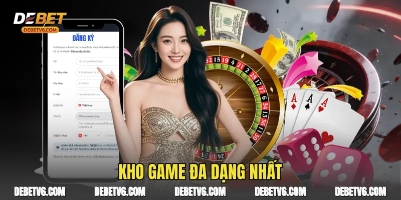 Kho game đa dạng nhất